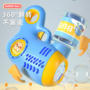 Electric Space Handheld Colorful Bubble Gun